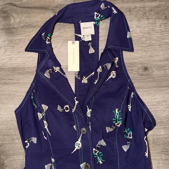 Maeve Sleeveless T-Back Mini Blazer Dress - Picture 9 of 13